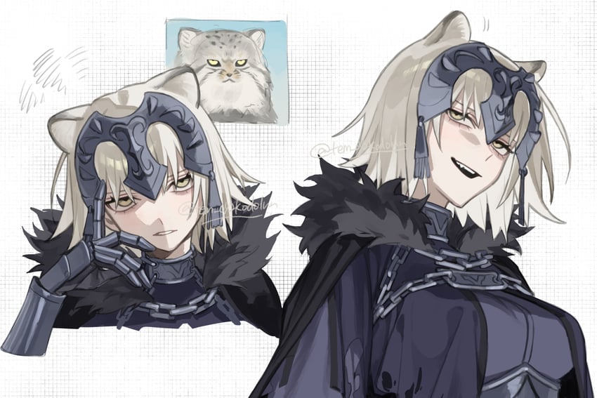 jeanne d'arc alter (fate and 1 more) drawn by temu_(tem27)