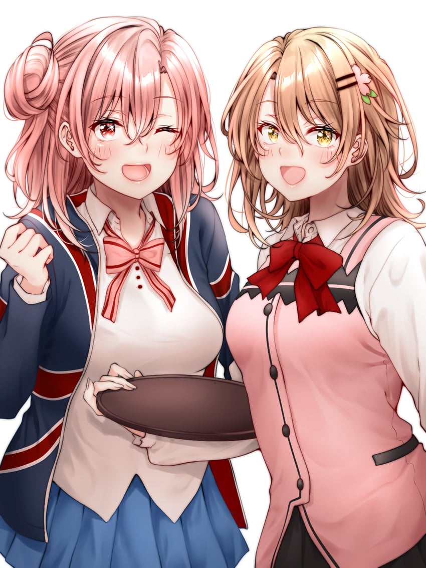 hoto cocoa, yuigahama yui, isshiki iroha, kujou karen, sakura ayane, and 1 more (gochuumon wa usagi desu ka? and 2 more) drawn by red_hayao