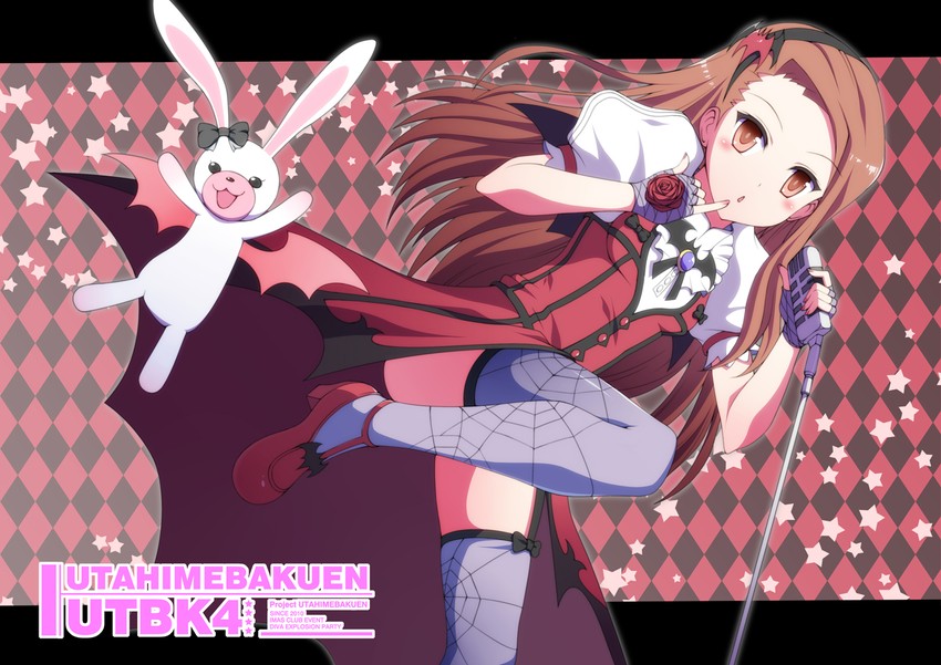 minase iori and usa-chan (idolmaster) drawn by ookami_maito