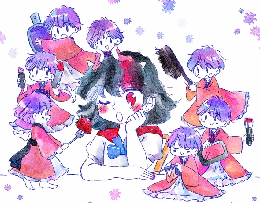 kijin seija and sukuna shinmyoumaru (touhou) drawn by kokeshi_(yoi_no_myoujou)