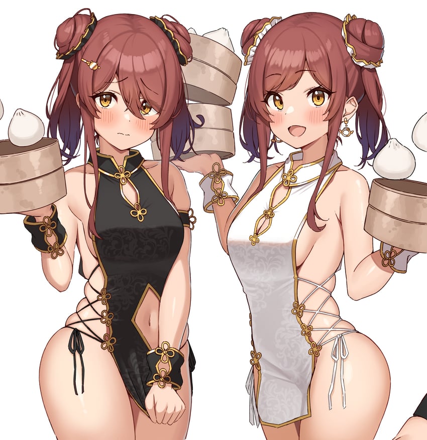 osaki amana and osaki tenka (idolmaster and 1 more) drawn by wanimaru