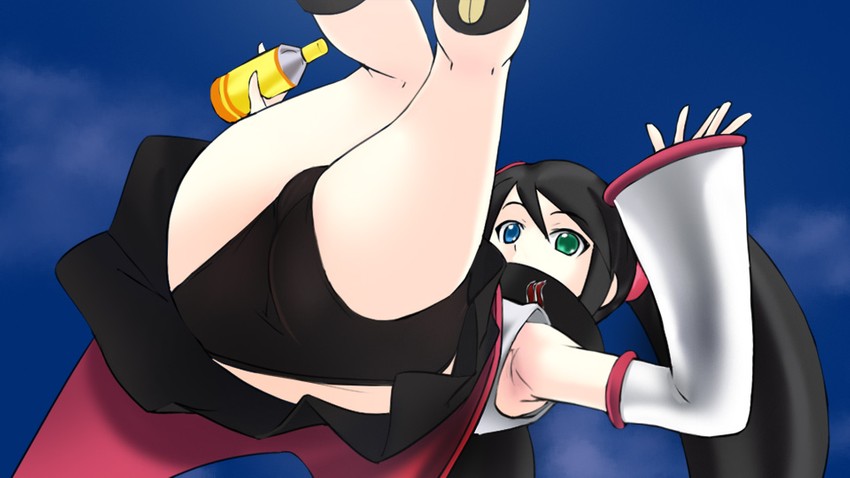 sega saturn (sega hard girls) drawn by haruyama_kazunori