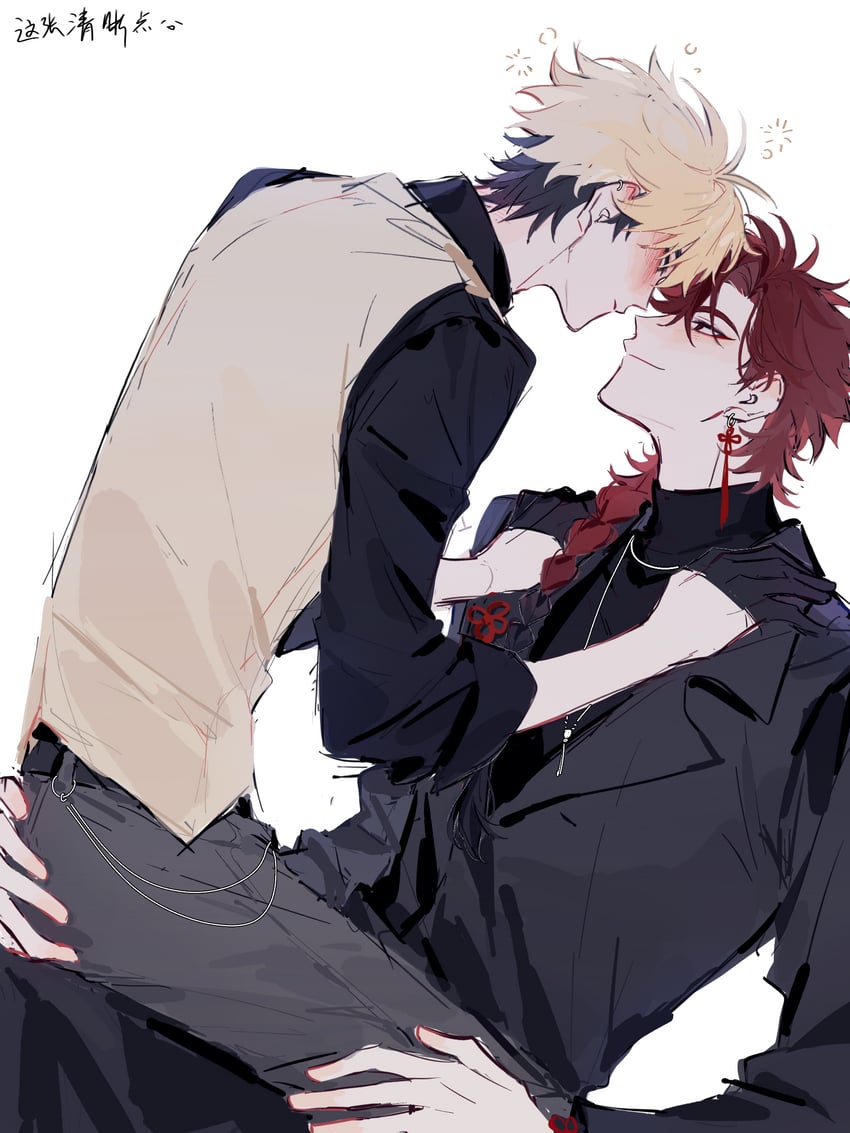 xia fei and xiao weiying (shiguang dailiren) drawn by huachajiangqwq