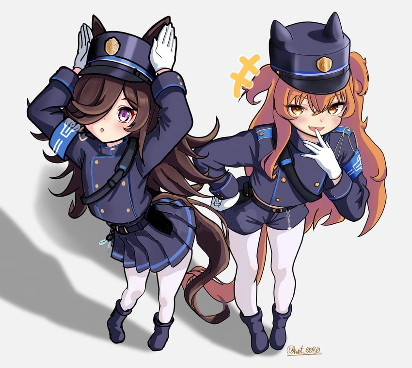 rice shower, hikari, nozomi, mayano top gun, iwami manaka, and 1 more (blue archive and 1 more) drawn by pocotas