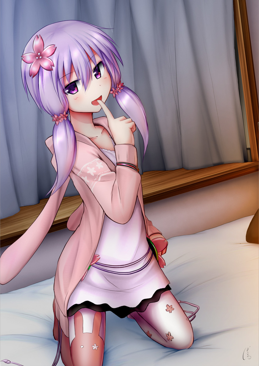 yuzuki yukari (vocaloid and 1 more) drawn by basa_rutan