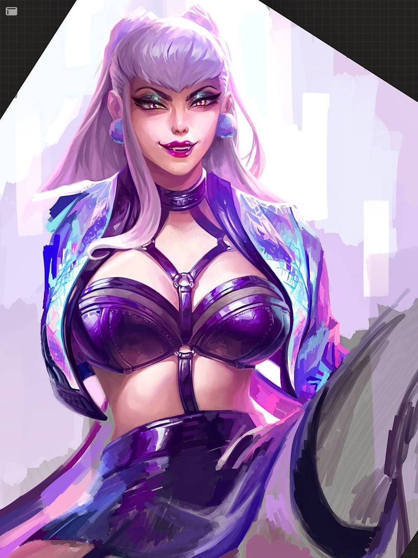 evelynn and k/da all out evelynn (league of legends) drawn by niczrandomarts