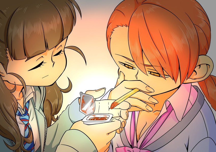hojo karen and kamiya nao (idolmaster and 1 more) drawn by ev4zfzvuwoulwfo