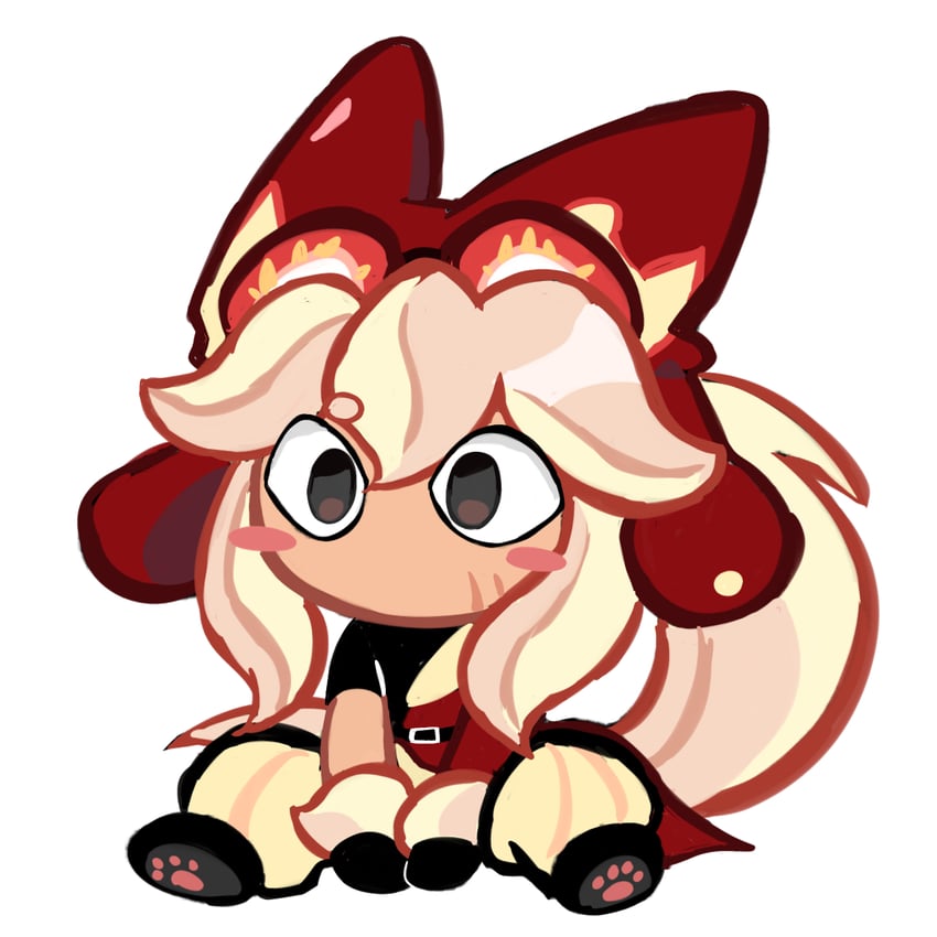 strawberry cream cookie (cookie run and 1 more) drawn by gimt5n