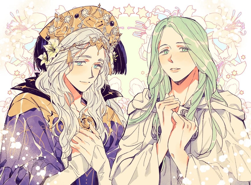 rhea, venat, and inoue kikuko (fire emblem and 3 more) drawn by horu97