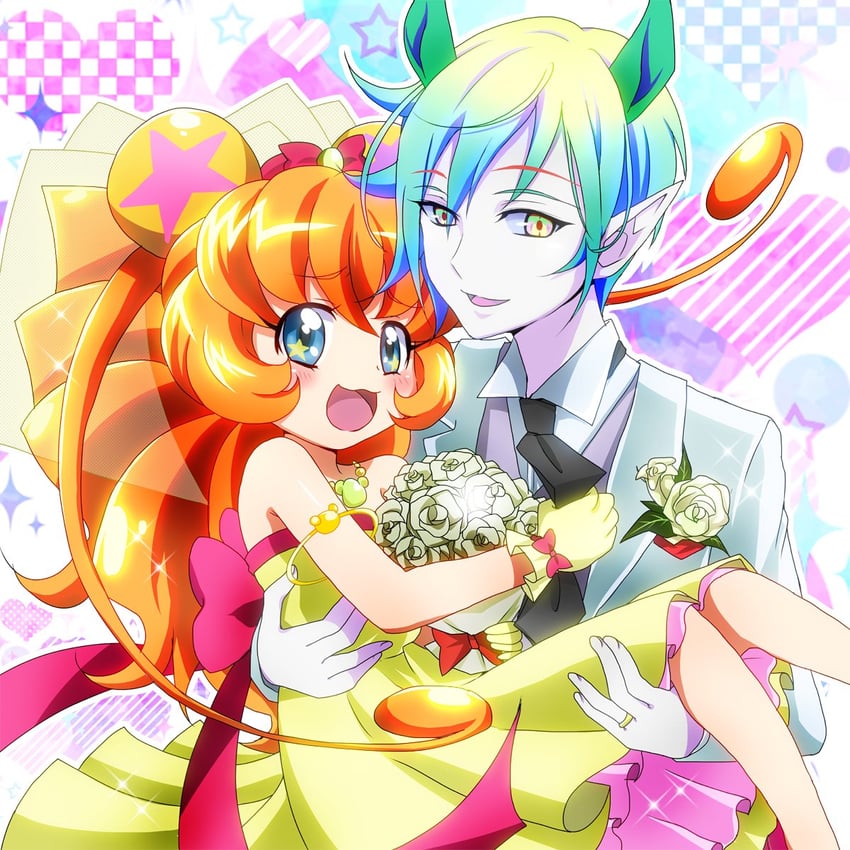 cure mofurun and oruba (precure and 1 more) drawn by masako_(sabotage-mode)