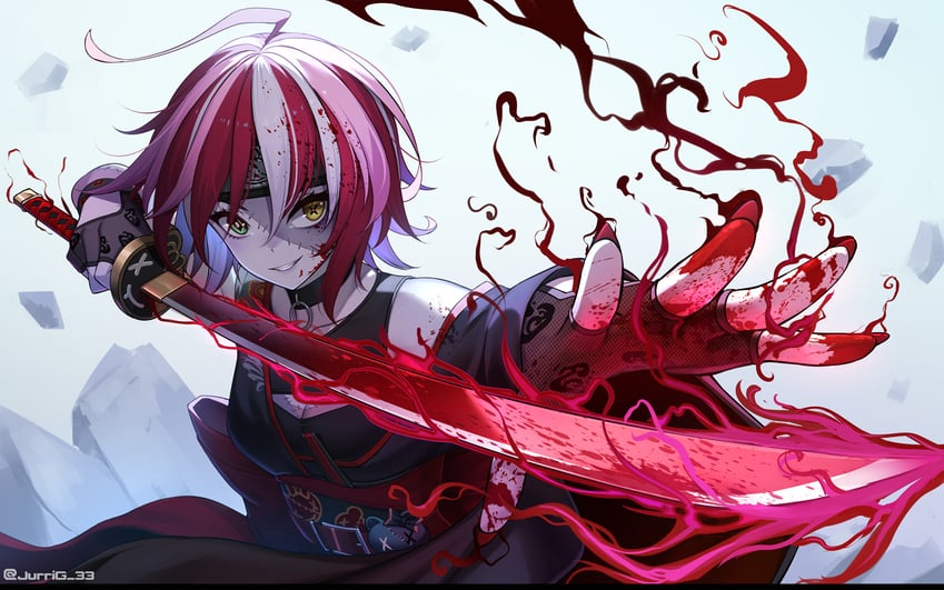 kureiji ollie (hololive and 1 more) drawn by jurrig