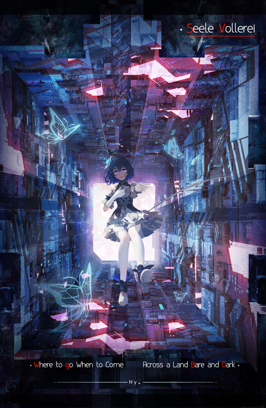 seele vollerei (honkai and 1 more) drawn by meihy