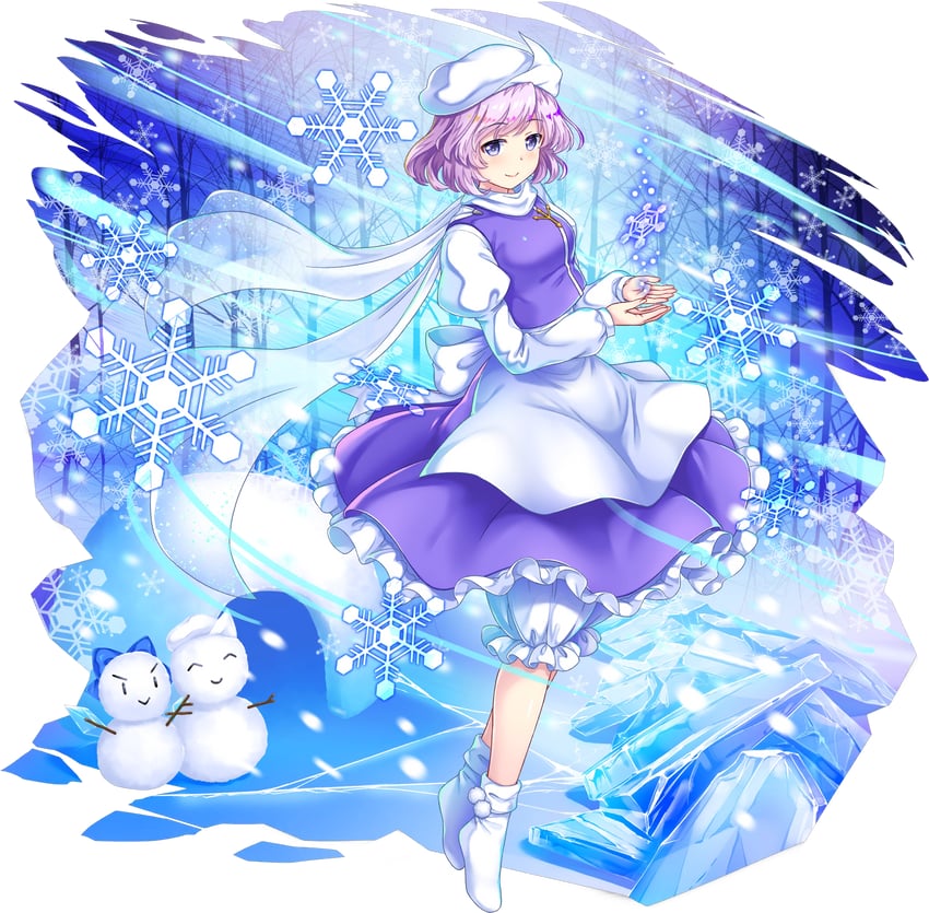 cirno and letty whiterock (touhou and 1 more) drawn by rotte_(1109)