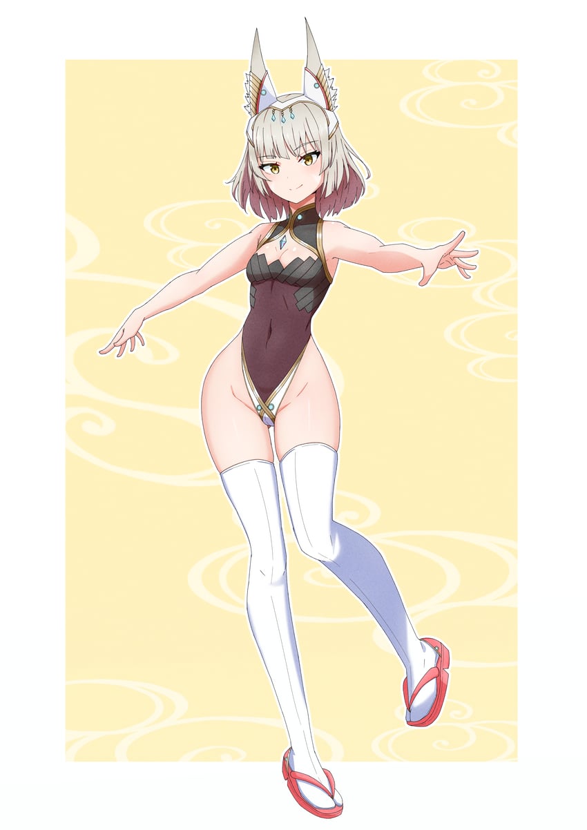 nia (xenoblade chronicles and 1 more) drawn by kamidan