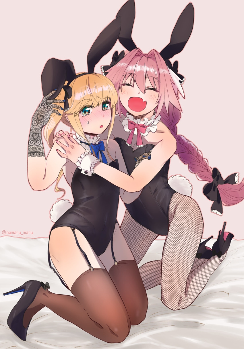 astolfo and chevalier d'eon (fate and 2 more) drawn by namaru_maru