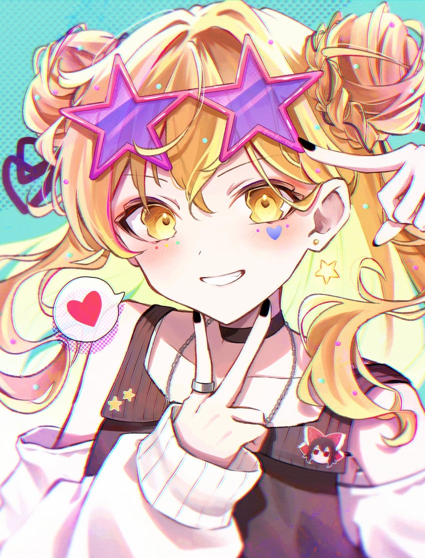 hakurei reimu and kirisame marisa (touhou) drawn by gagaku_kawa_rei