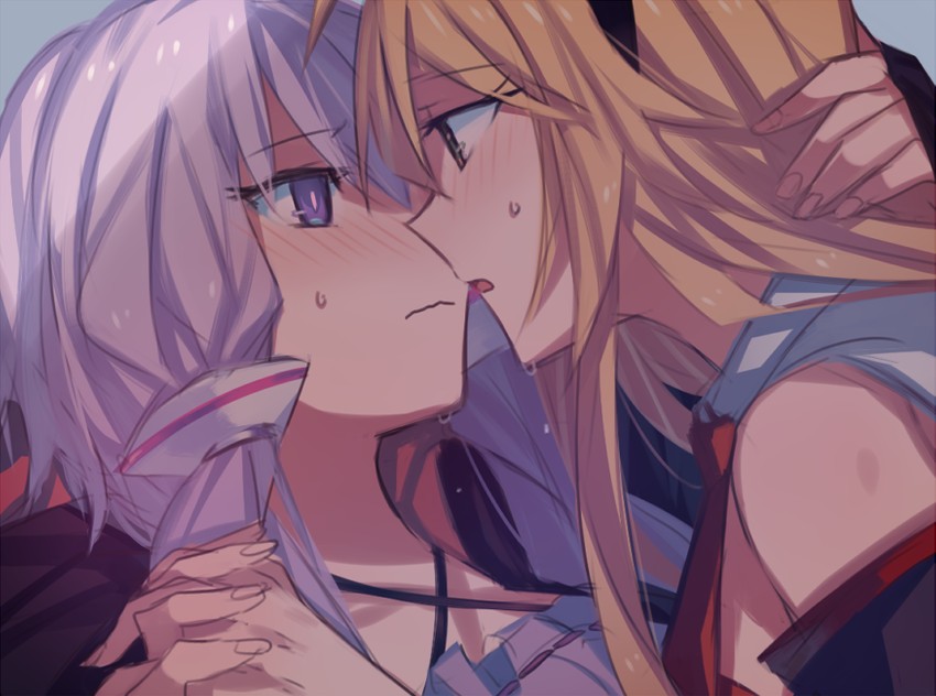 yuzuki yukari and tsurumaki maki (voiceroid) drawn by aoki_shizumi