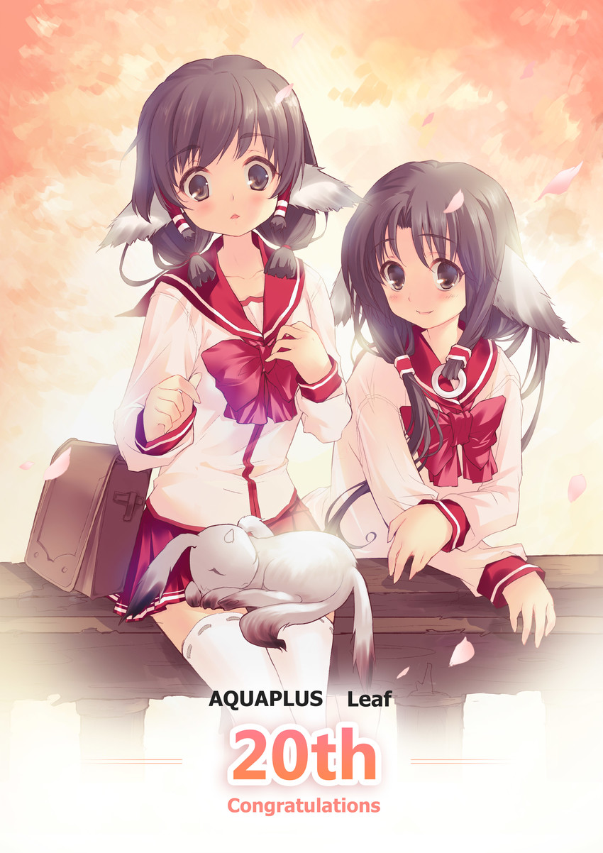 eruruu, aruruu, and gachatara (to heart and 2 more) drawn by ihet