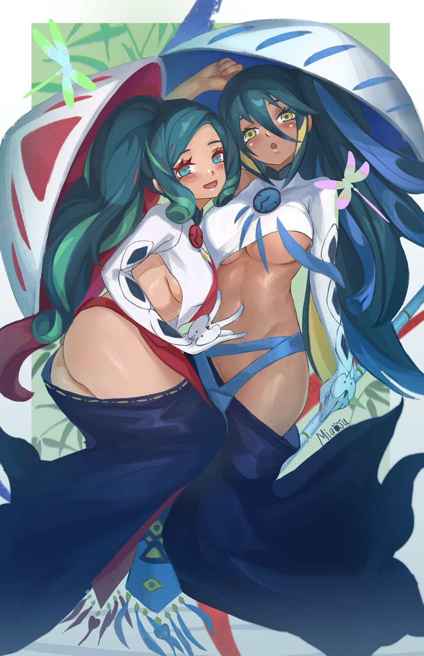 trung trac and trung nhi (fate and 1 more) drawn by miaosu