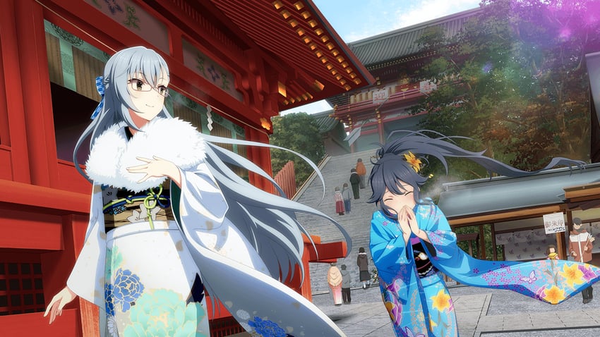 yamashiro yui and kitora mirja (toji no miko and 1 more)