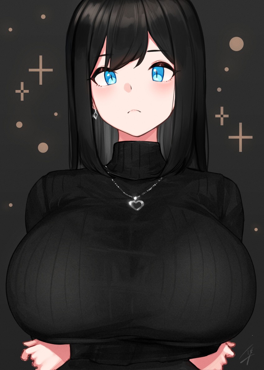 blue-eyed girl (original) drawn by hayabusa_(vert_320)