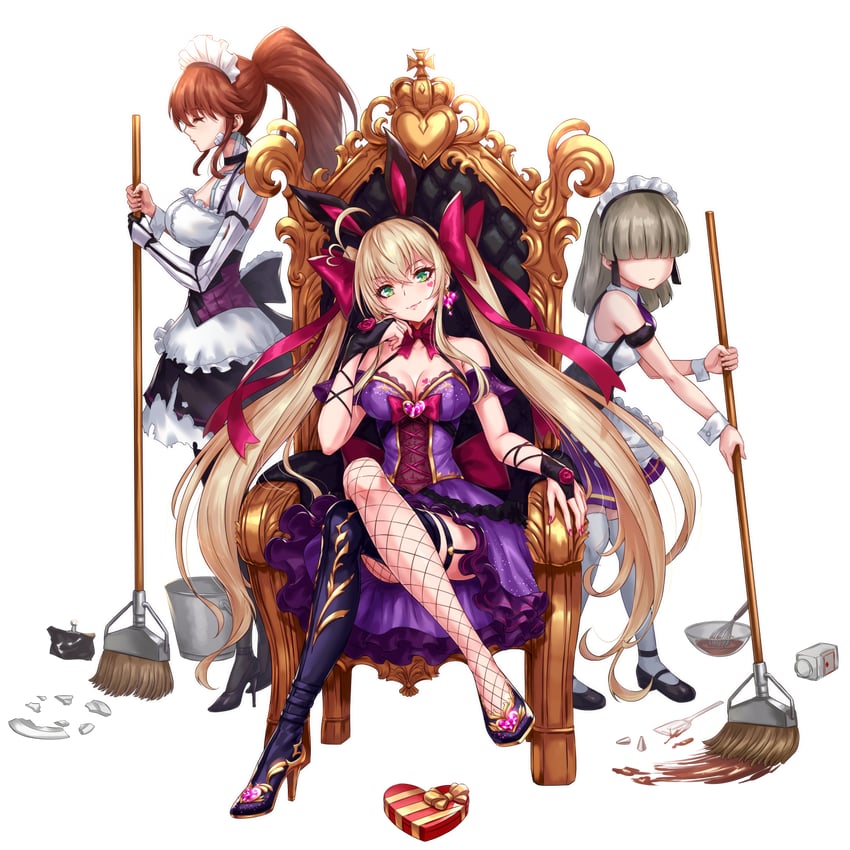 pandora vlamir and baskerbilles (final gear) drawn by sakiyamama