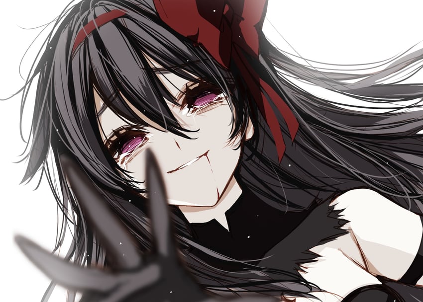 akemi homura and akuma homura (mahou shoujo madoka magica and 1 more) drawn by misteor
