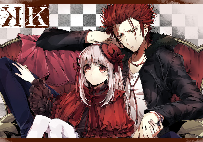 kushina anna and suoh mikoto (k-project) drawn by wonoco0916