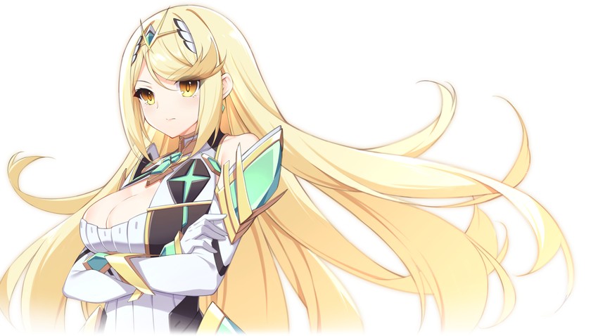 mythra (xenoblade chronicles and 1 more) drawn by rx7649