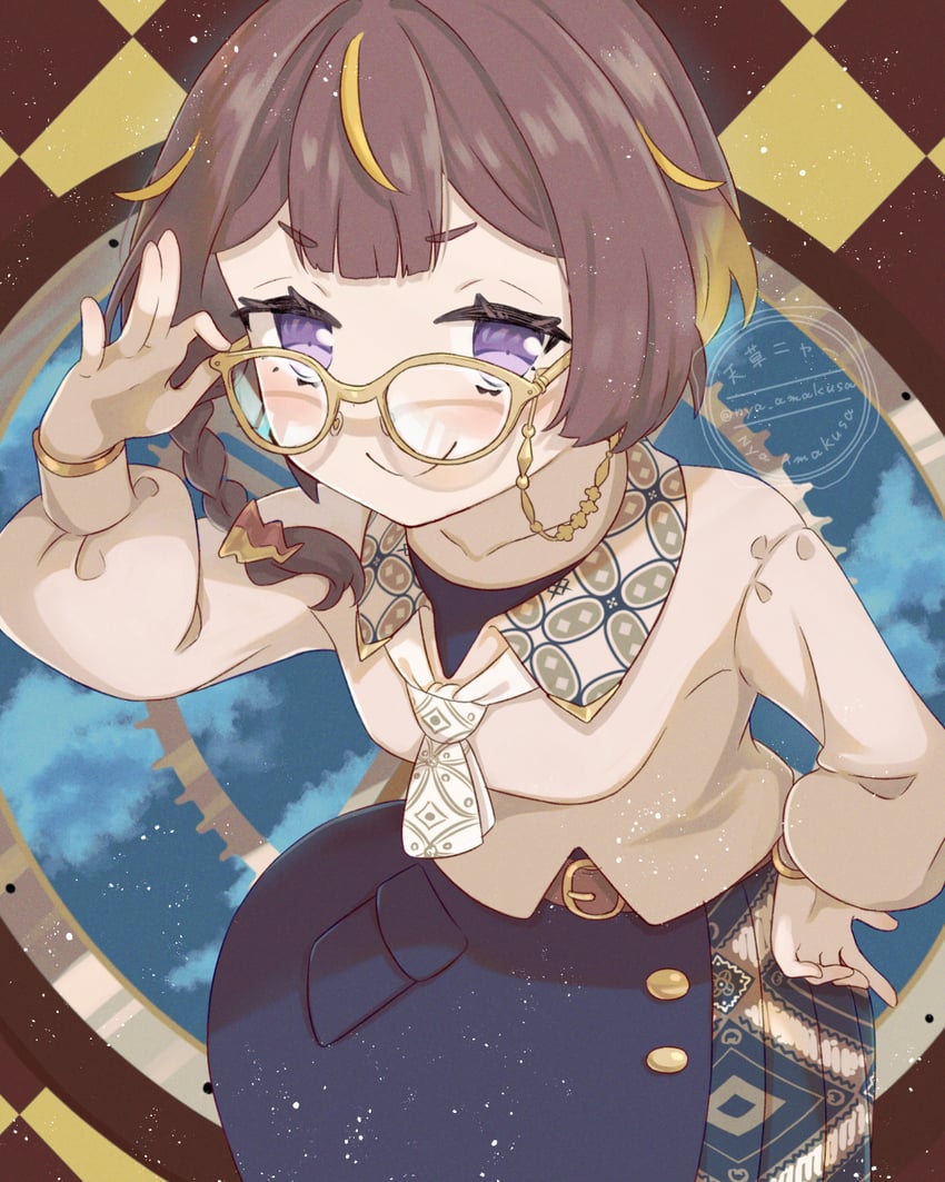 anya melfissa (hololive and 1 more) drawn by nya_amakusa