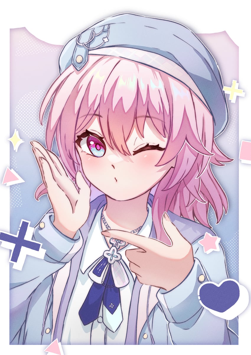 march 7th (honkai and 1 more) drawn by utaneko