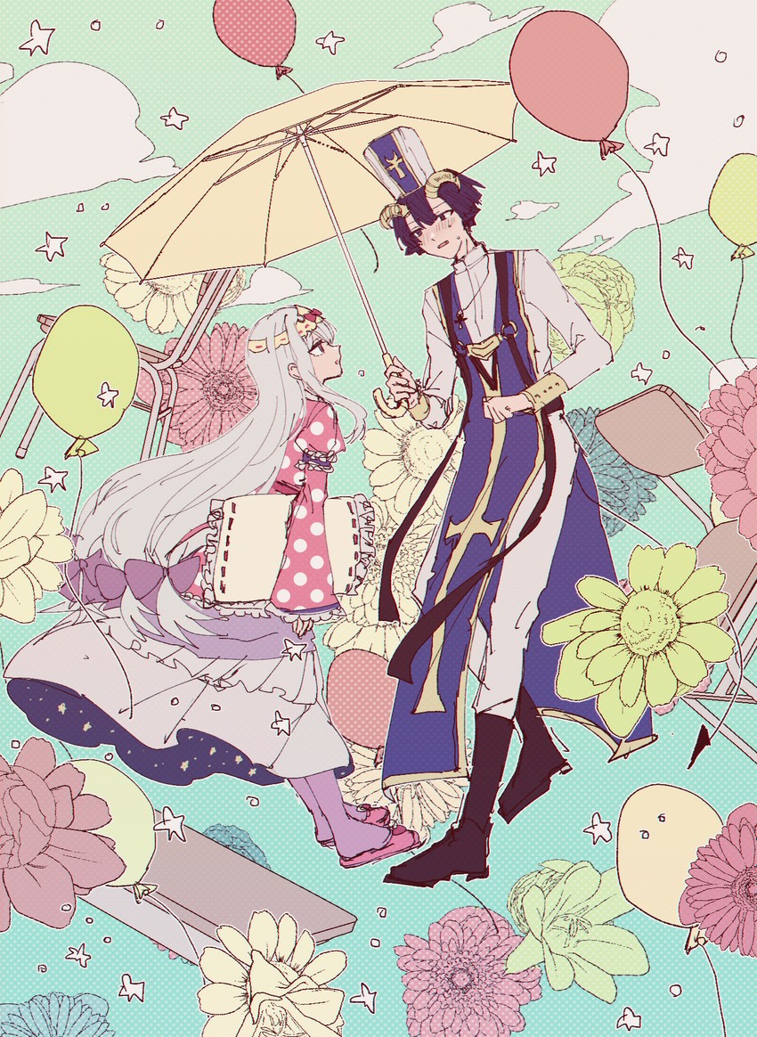 aurora sya lis kaymin and demon cleric (maou-jou de oyasumi) drawn by danjou_sora