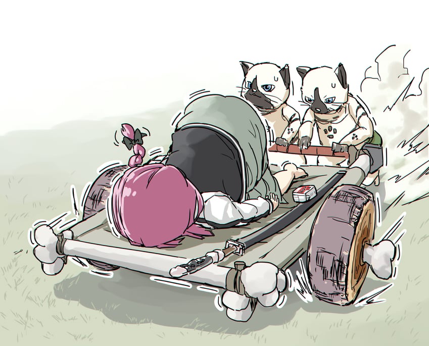 hiroi kikuri and melynx (bocchi the rock! and 1 more) drawn by torako_(toramaru)