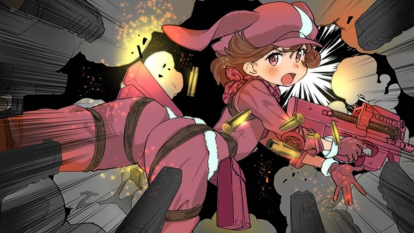 llenn (sword art online and 1 more) drawn by adachi_shingo