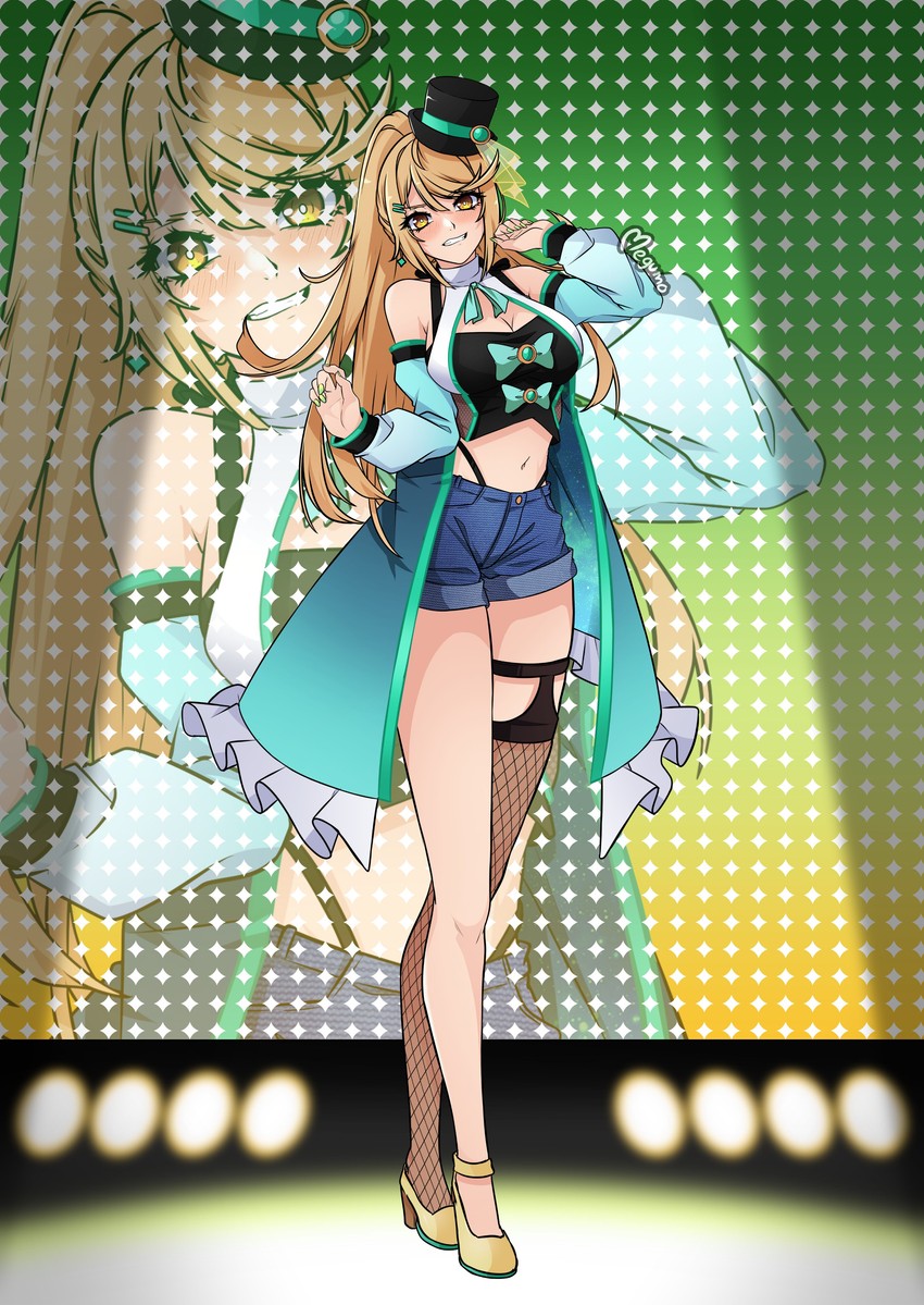 mythra (xenoblade chronicles and 2 more) drawn by megumo