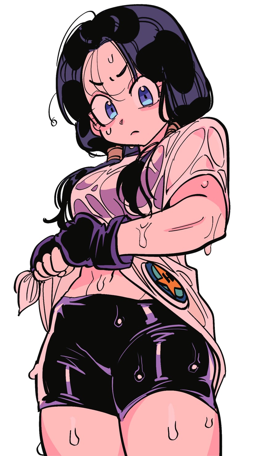 videl (dragon ball and 1 more) drawn by margare