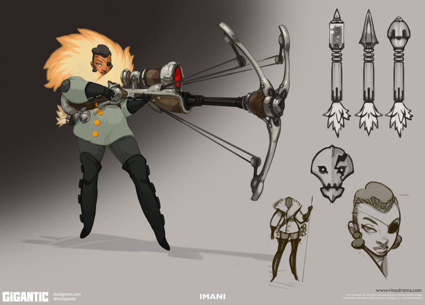 imani (gigantic) drawn by vinod_rams