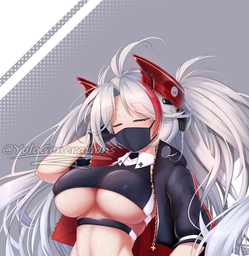 prinz eugen (azur lane) drawn by yolo_generations