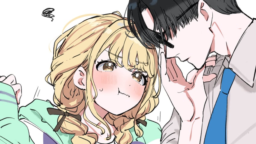 producer and fujita kotone (idolmaster and 1 more) drawn by kasasagi_(futagodori888)