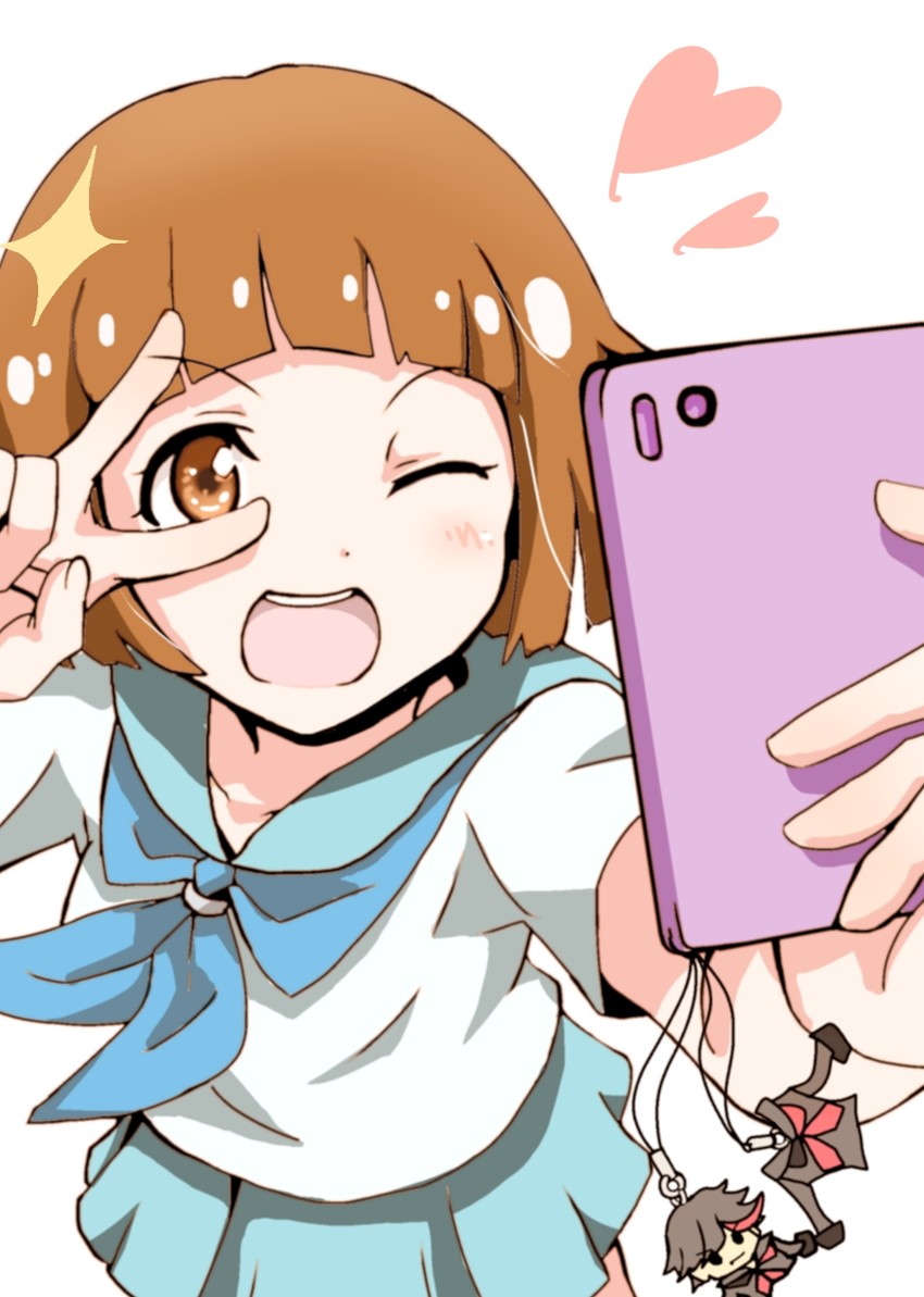 matoi ryuuko, senketsu, and mankanshoku mako (kill la kill) drawn by atsumi_tomoya