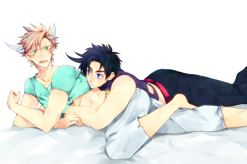 joseph joestar and caesar anthonio zeppeli (jojo no kimyou na bouken and 1 more) drawn by haine_(howling)