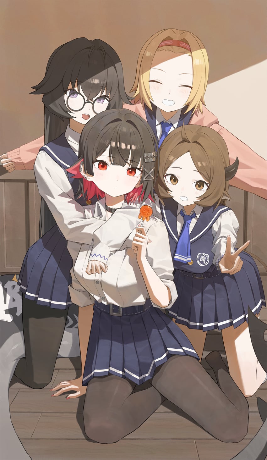 ellen joe, ruby, monna, and lynn (zenless zone zero) drawn by cro_(user_znms5733)