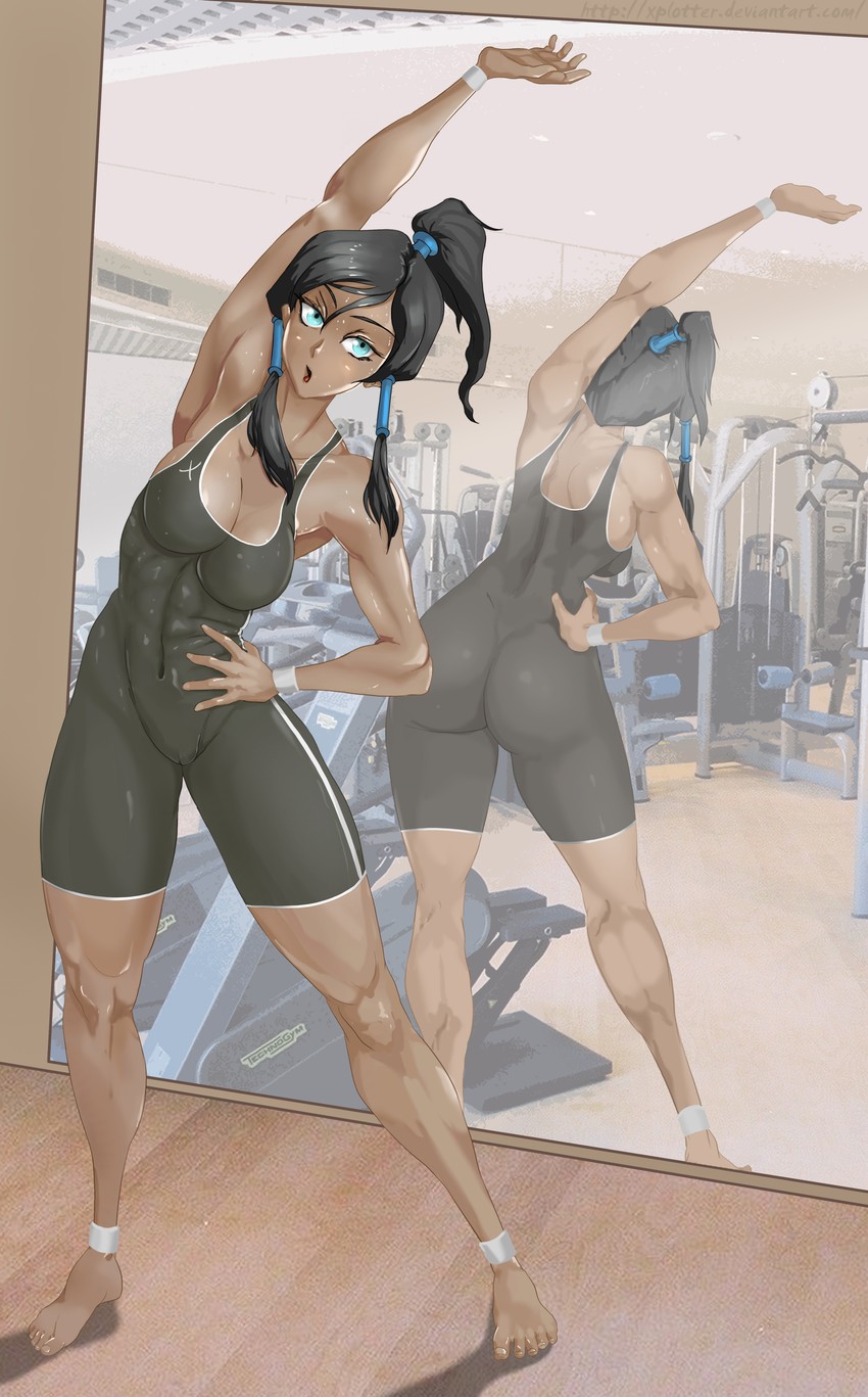 korra (avatar legends and 1 more) drawn by xplotter