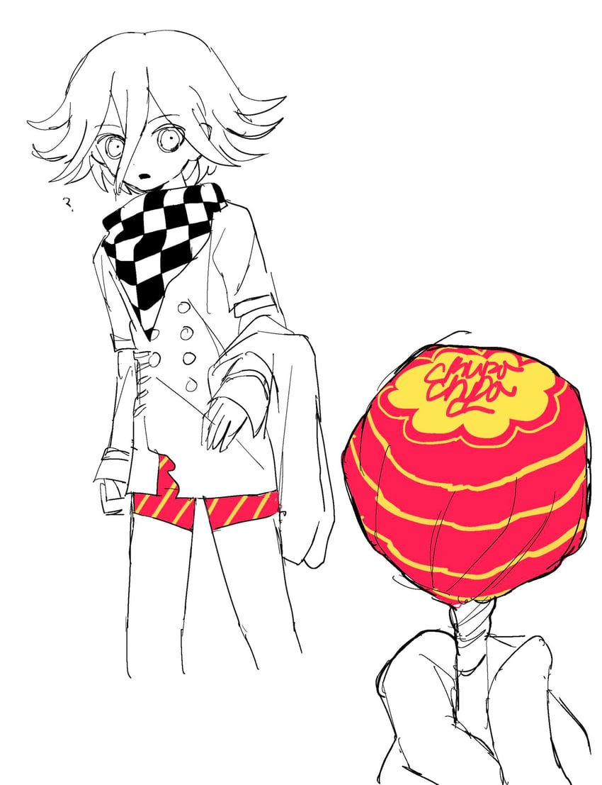 oma kokichi (danganronpa and 1 more) drawn by waguwagu090908
