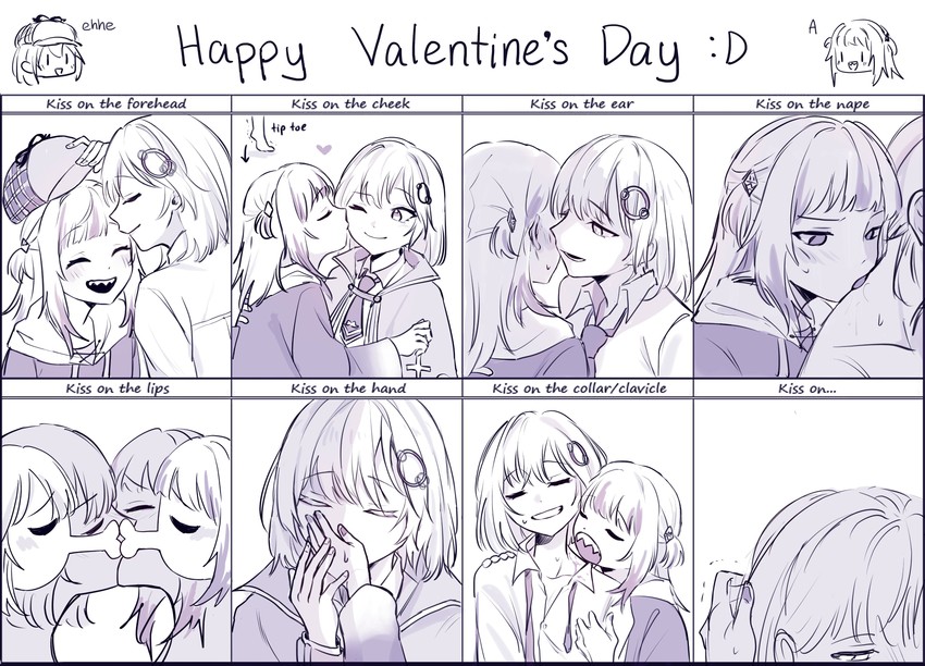 gawr gura and watson amelia (hololive and 1 more) drawn by shew_(shew03)