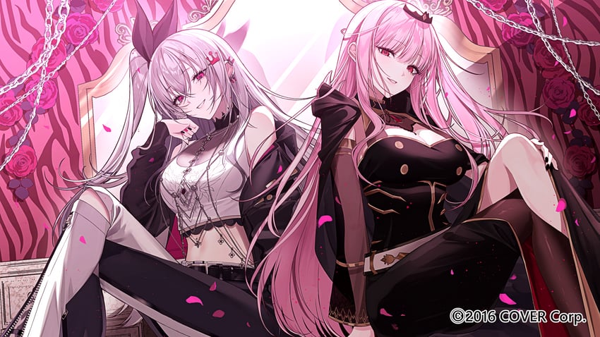 mori calliope and isaki riona (hololive and 2 more) drawn by ggatip