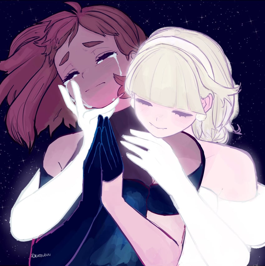 uraraka ochaco, toga himiko, sua, and mizi (boku no hero academia and 1 more) drawn by katzubun