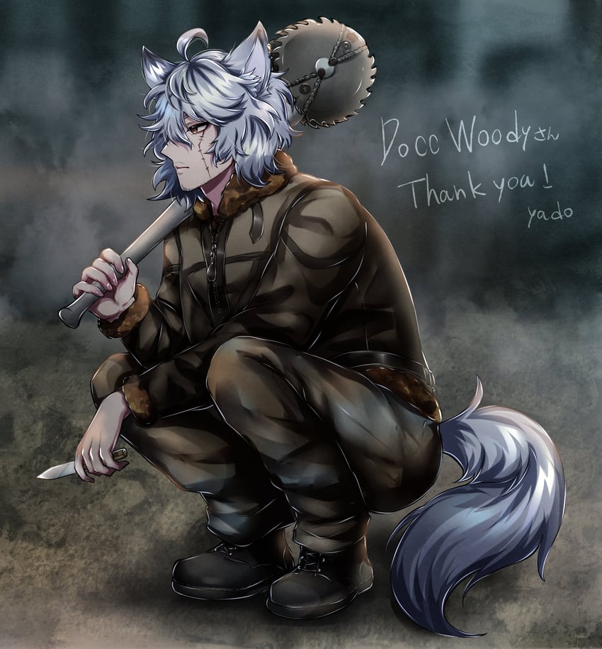 docc woody (indie virtual youtuber and 1 more) drawn by yadome810