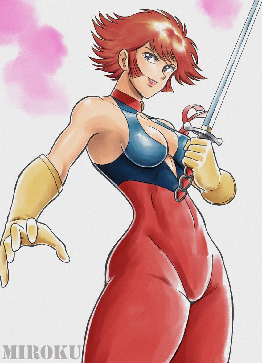 cutie honey and kisaragi honey (cutie honey) drawn by miroku_(miroku_t)