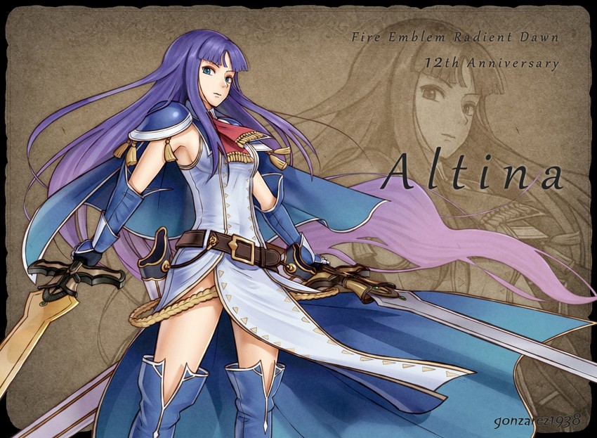 altina (fire emblem and 1 more) drawn by gonzarez
